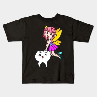 Mardi Gras Tooth Fairy Costume Original Gift Kids T-Shirt